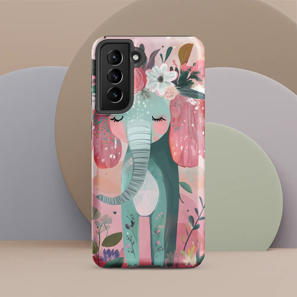 Whimsical Elephant in Bloom