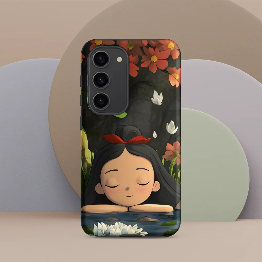 Tranquility by the Waterside | Phone Case |  S23 | Tough Case | Matte