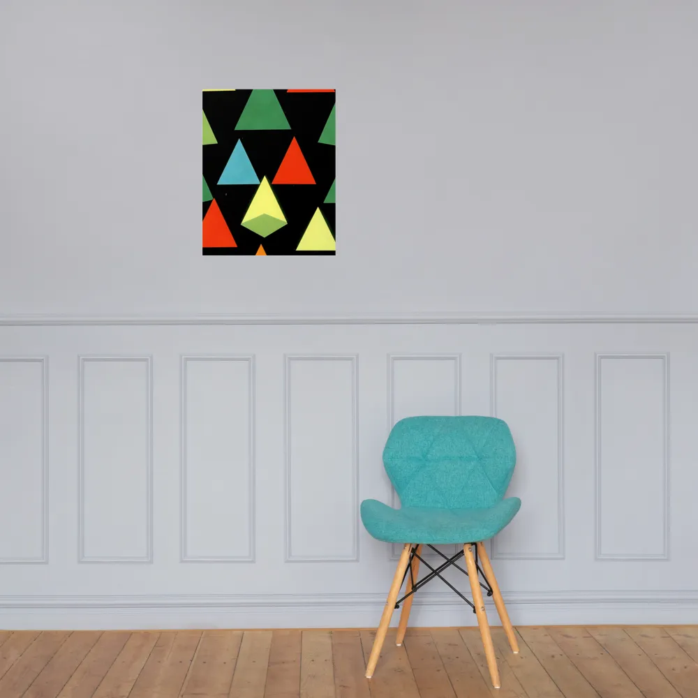 Geometric Harmony in Color | Poster | 16″×20″