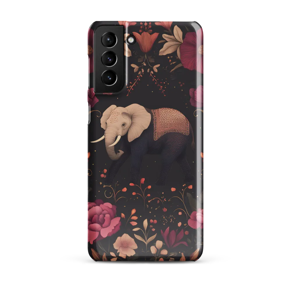 Whispers of the Wild: Elephants and Blooms