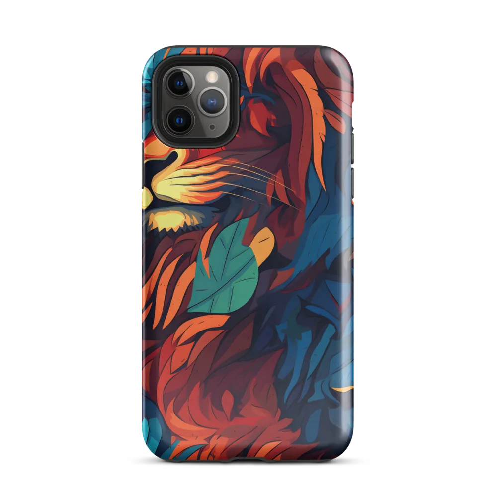 Harmony of Strength: The Lion and Nature | Phone Case |  11 Pro Max | Tough Case | Glossy