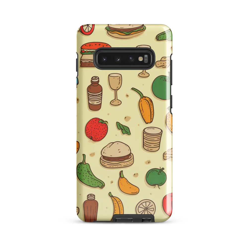 A Whimsical Feast of Colors | Phone Case |  S10 Plus | Tough Case | Glossy