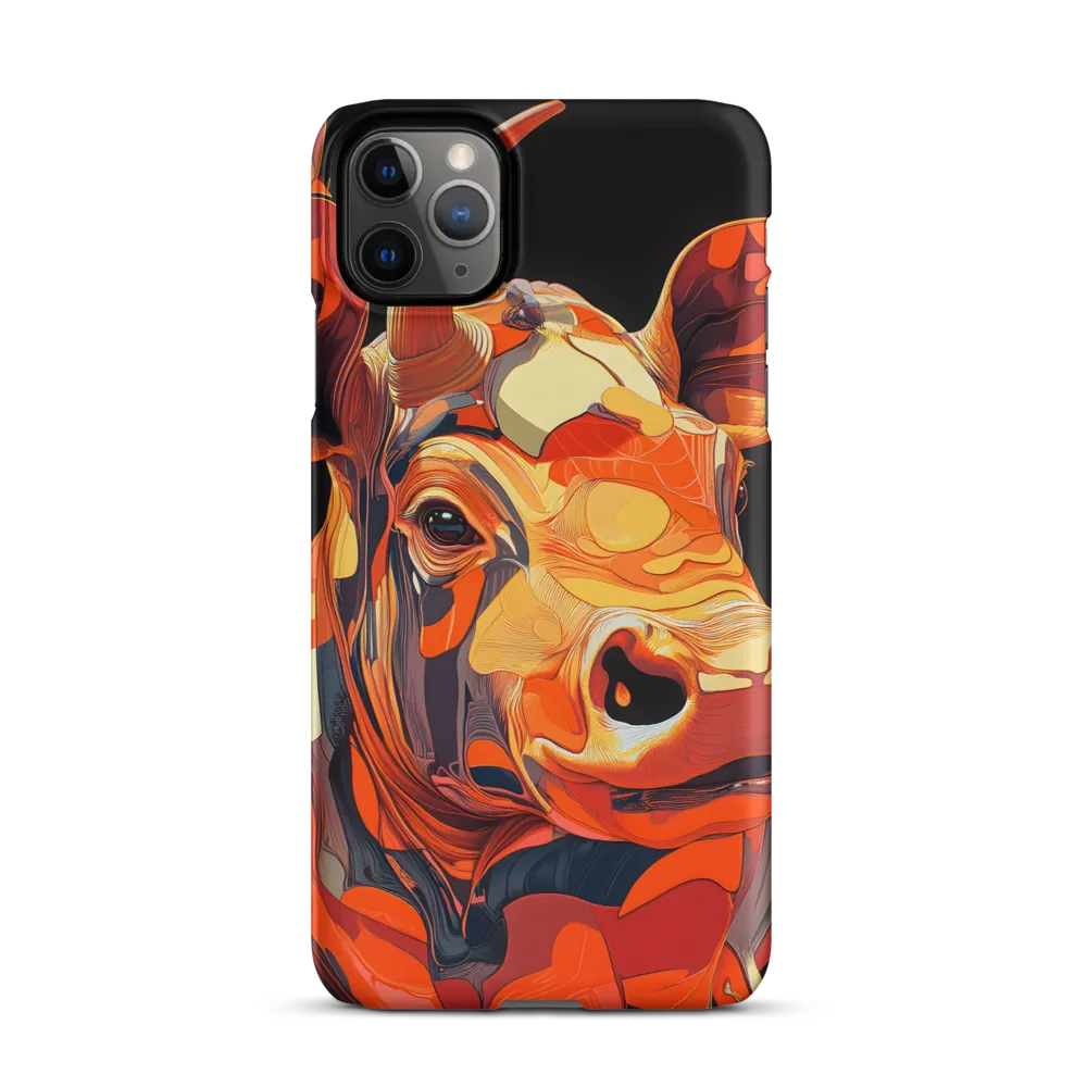 Modern Serenade: The Vibrant Cow