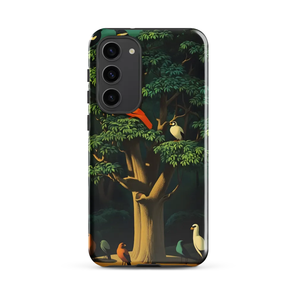 Harmony in Color: A Surreal Bird Symphony