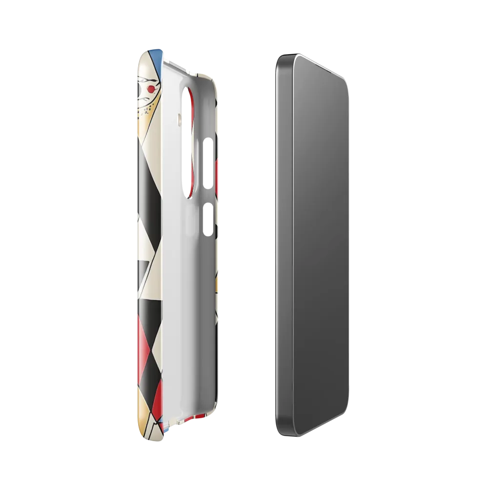 Dynamic Geometric Symphony | Phone Case |  S24 | Snap Case | Glossy