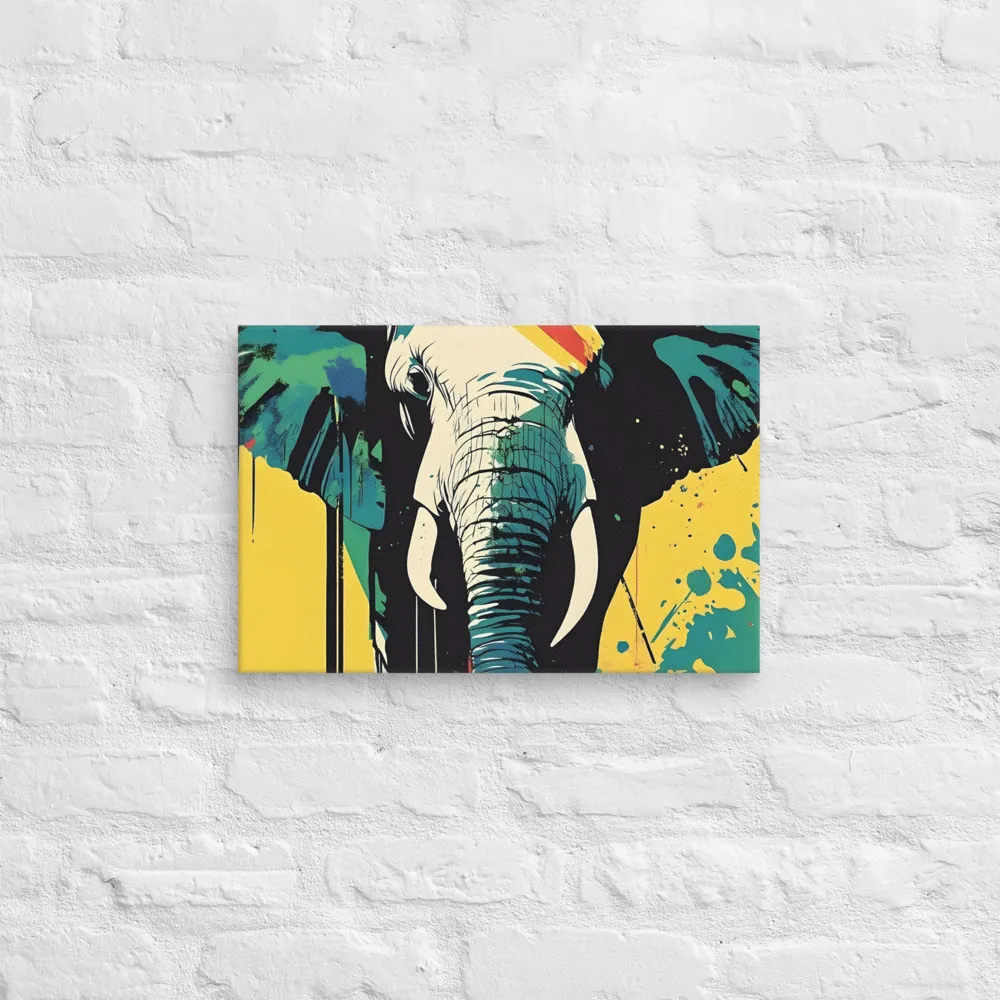 Elegance of the Wild: A Colorful Harmony | Canvas | 12″×18″