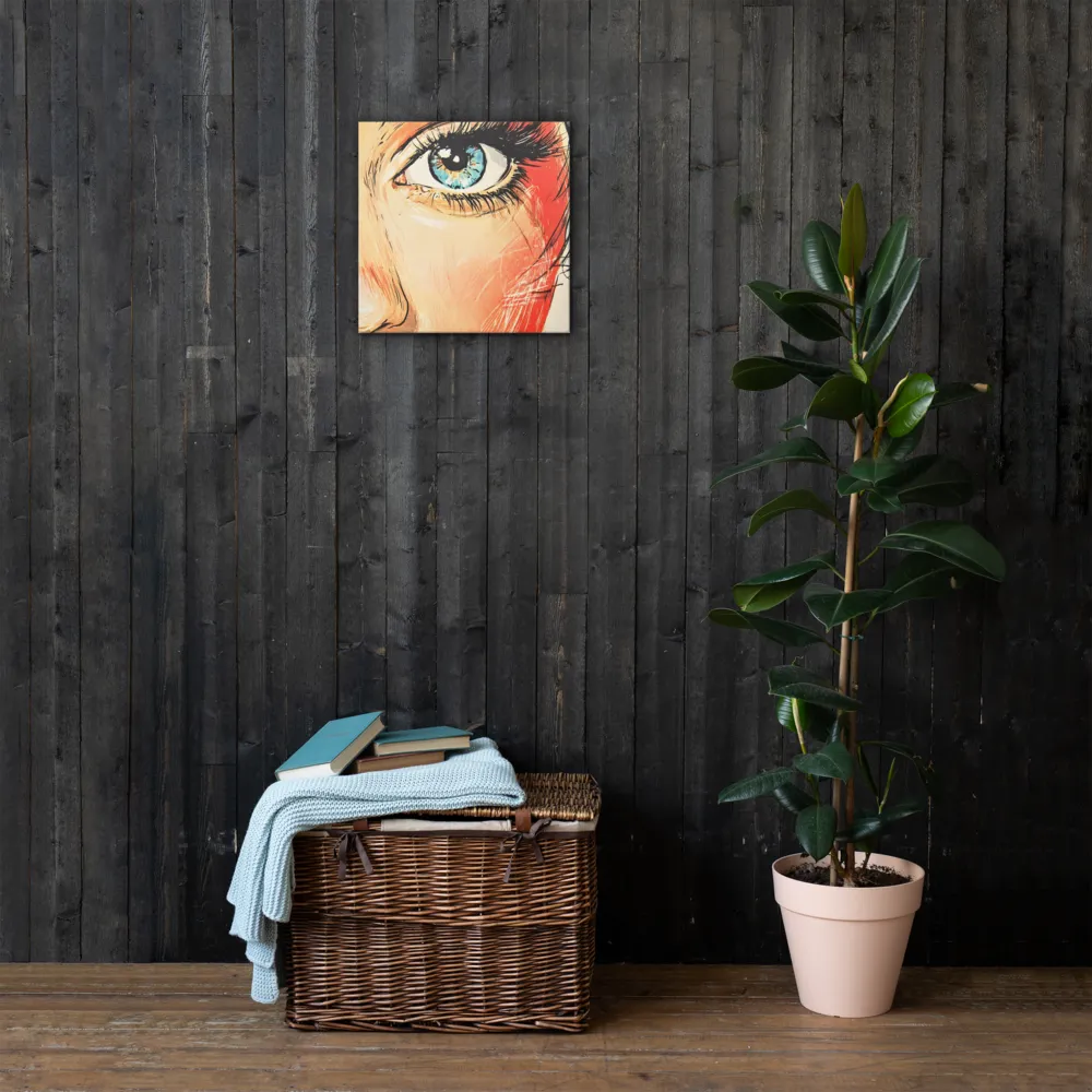 Gaze of Emotion | Thin Canvas | 16″×16″