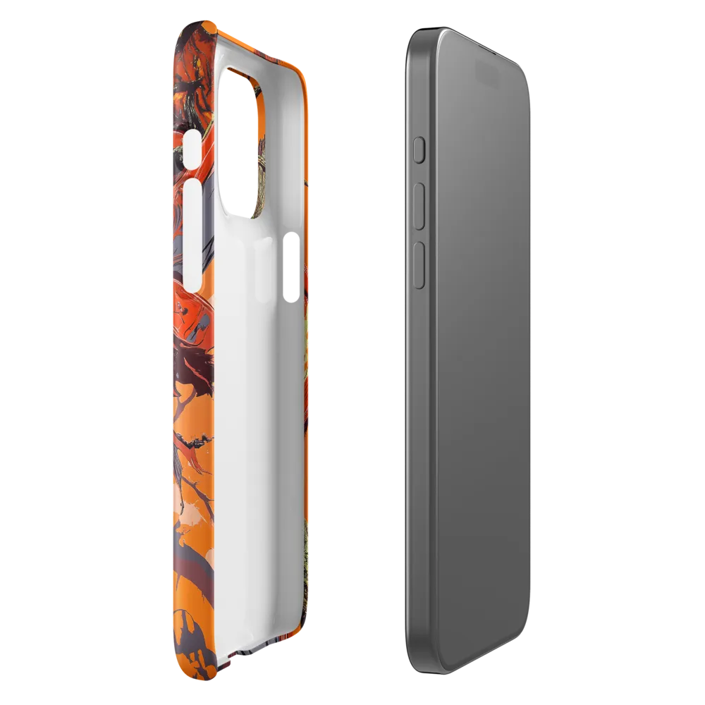 Life in Motion: An Abstract Tree | Phone Case |  15 Pro Max | Snap Case | Glossy