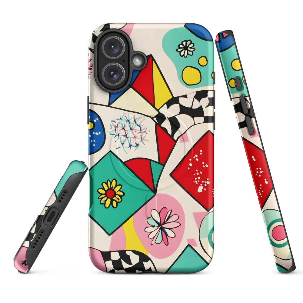 Joyful Geometry: A Playful Dance of Shapes and Colors