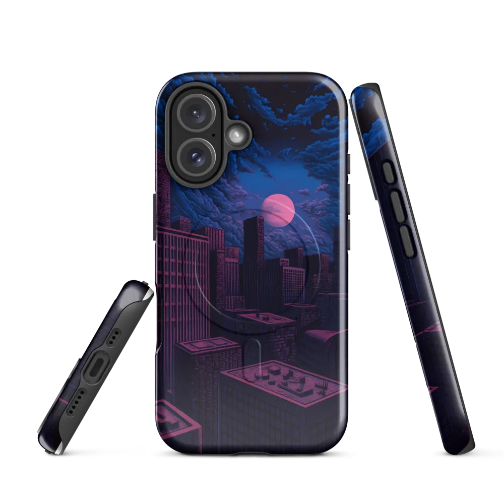 Moonlit Urban Dreams | Phone Case |  16 | MagSafe® Tough Case | Glossy
