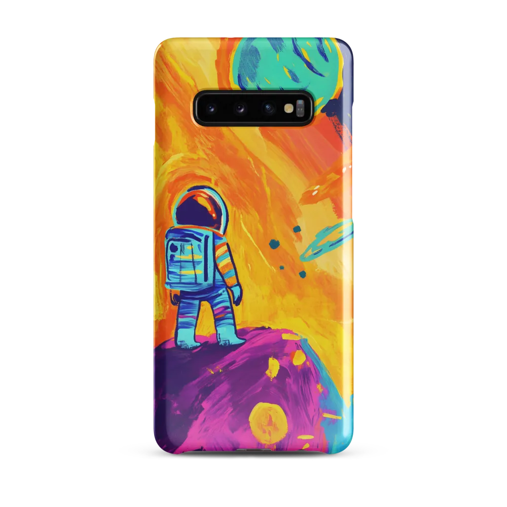 Celestial Dreams: The Astronaut's Journey | Phone Case |  S10 Plus | Snap Case | Glossy