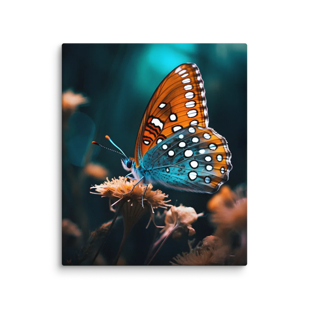 Whispers of Color: The Butterfly's Embrace