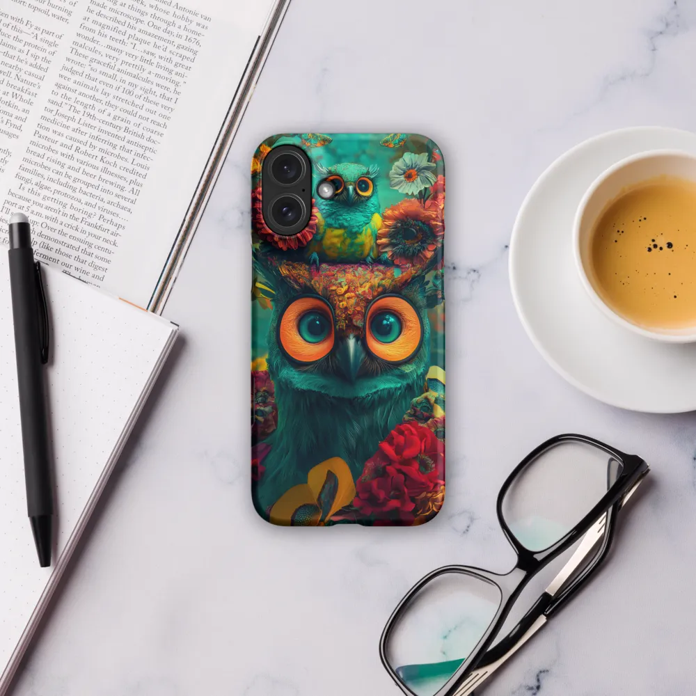Majestic Harmony: The Floral Owl