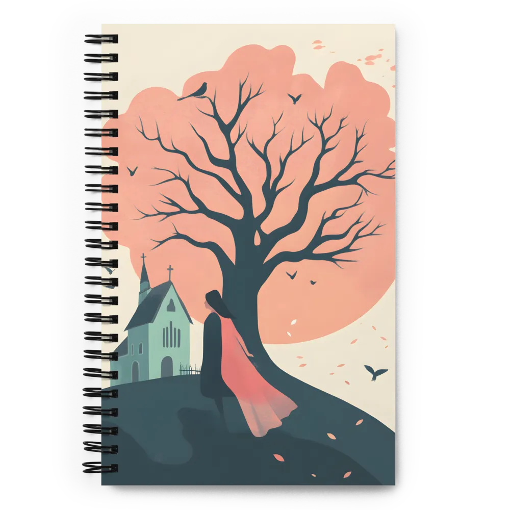 Echoes of Solitude | Spiral Notebook