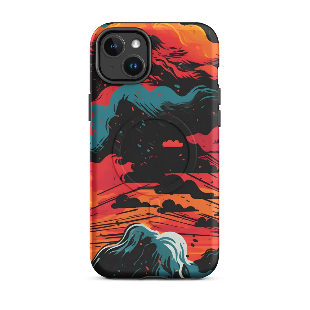 Ethereal Twilight: A Dramatic Landscape in Motion