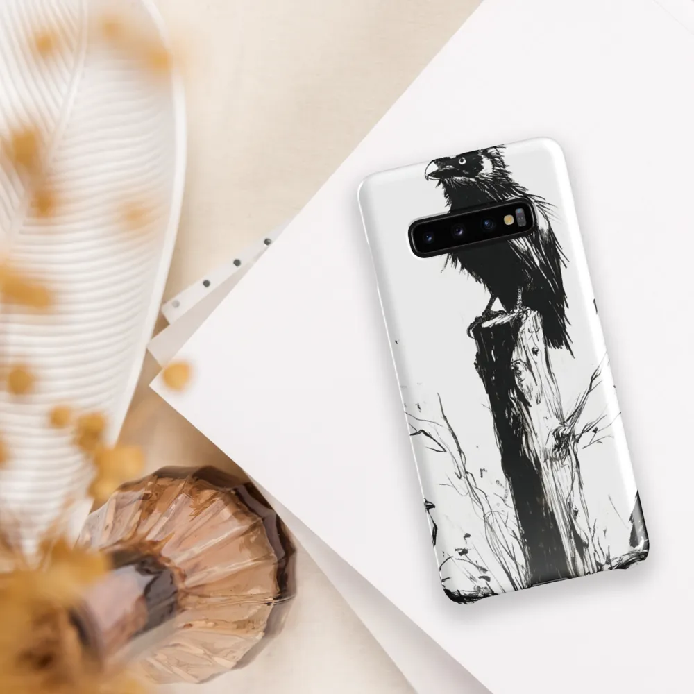 Majestic Sentinel: The Watchful Birds | Phone Case |  S10 Plus | Snap Case | Glossy