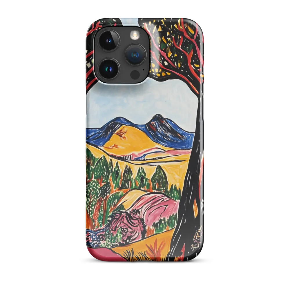 Vibrant Nature's Embrace | Phone Case |  16 Pro Max | Snap Case | Glossy