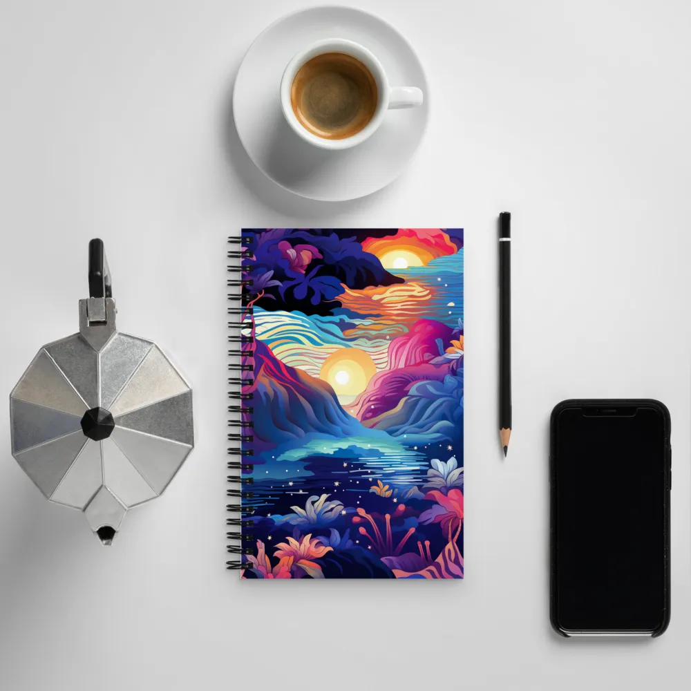 Tropical Dreamscape | Spiral Notebook