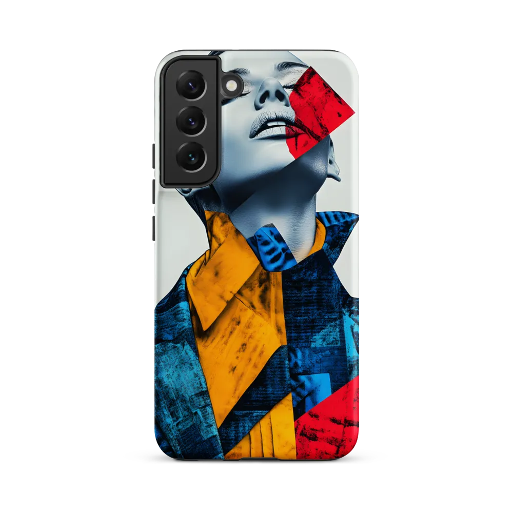 Fragmented Confidence: A Surreal Fashion Portrait