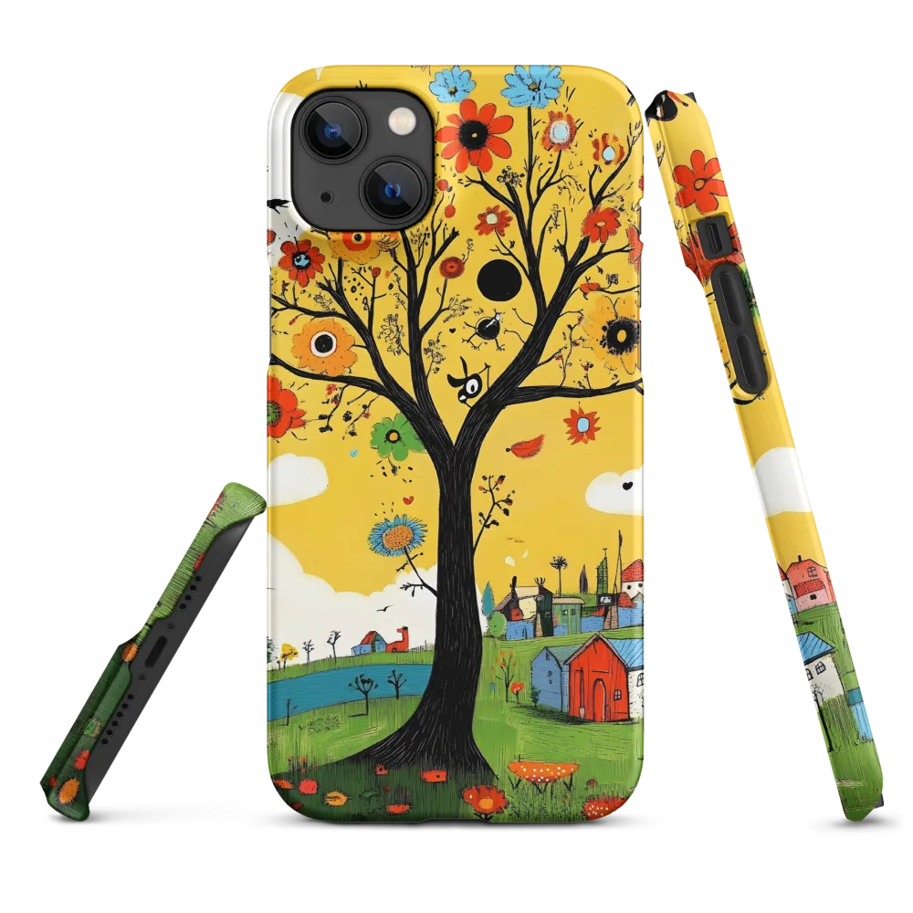 Whimsical Blooms of Life | Phone Case |  14 Plus | Snap Case | Matte
