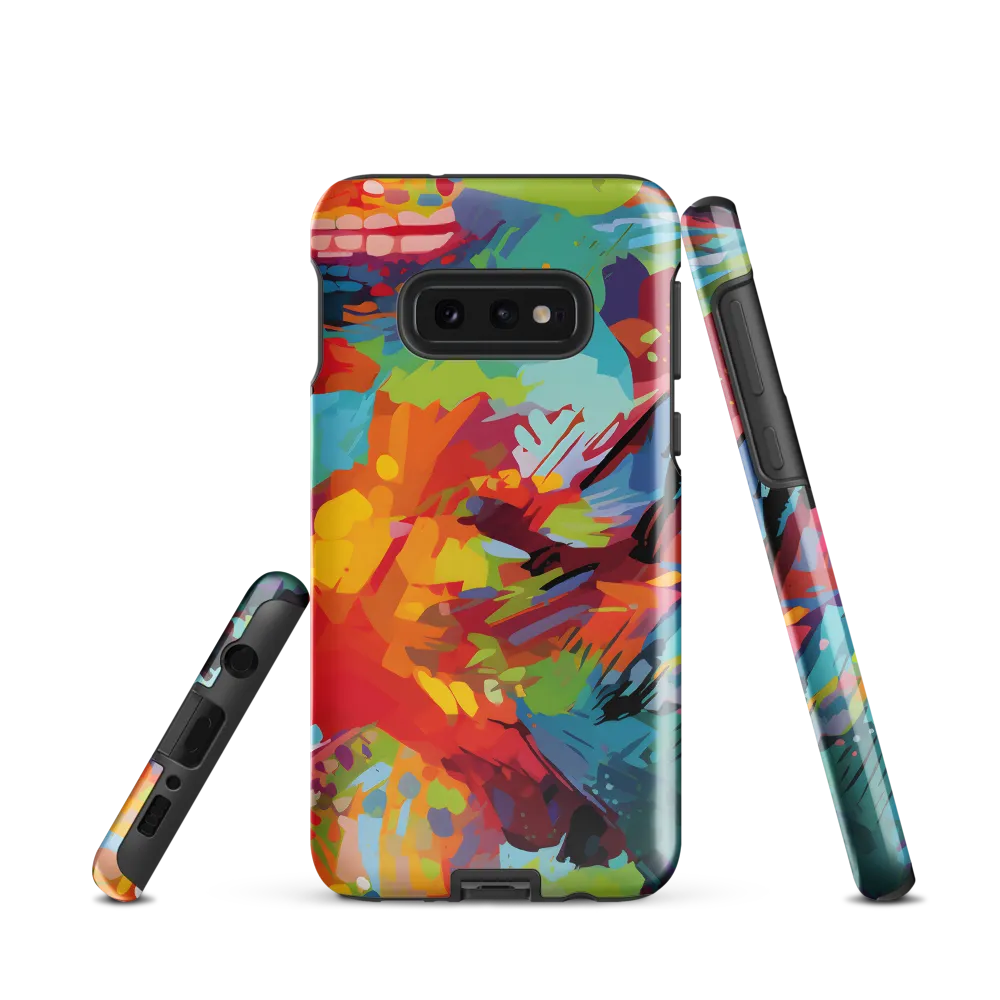Colorful Lizard: An Abstract Adventure | Phone Case |  S10e | Tough Case | Glossy