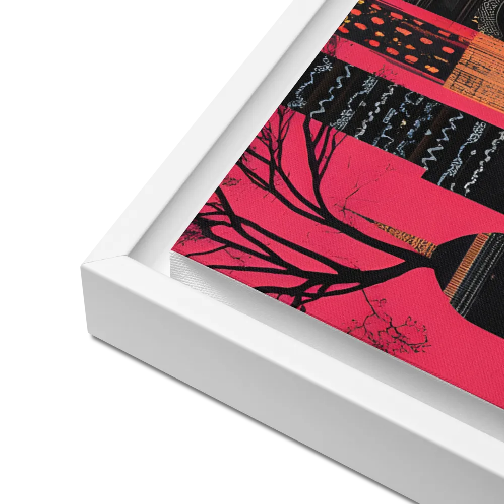 Urban Reverie | Canvas with White Frame | 18″×24″