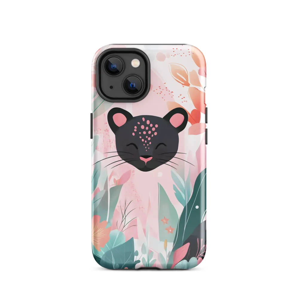 Whimsical Panther in Bloom