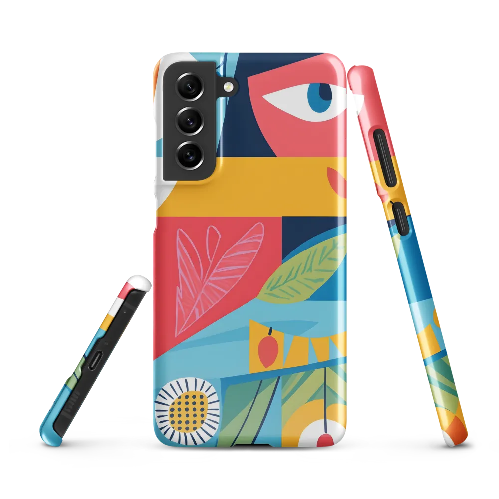 Vibrant Geometric Visage