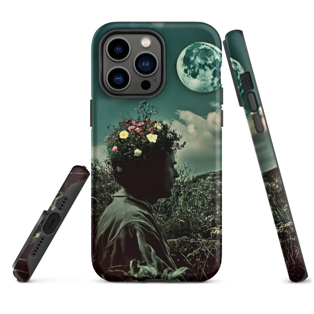 Moonlit Blossom | Phone Case |  14 Pro Max | Tough Case | Matte