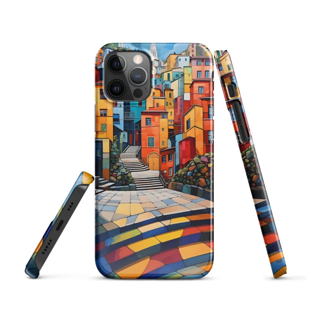 Vibrant Village: A Cubist Journey