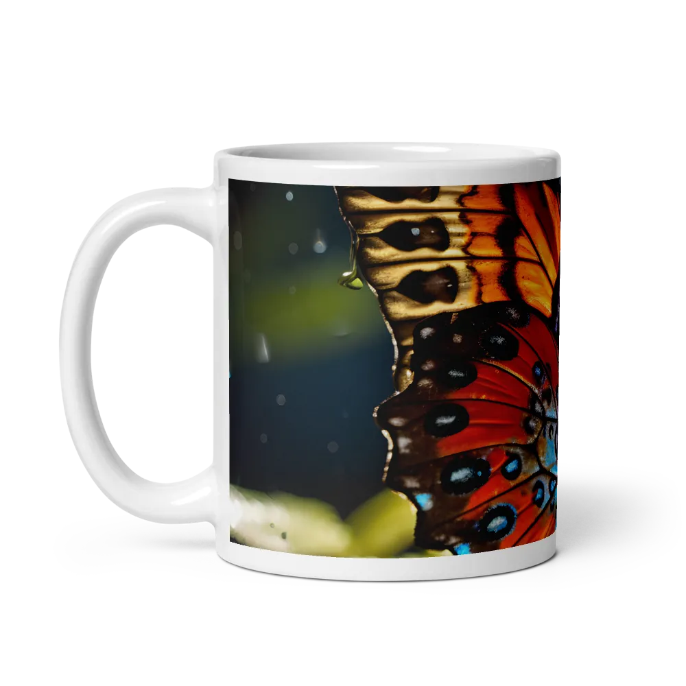 Dance of Colors: The Butterfly's Elegance | Mug with White inside | 11 oz