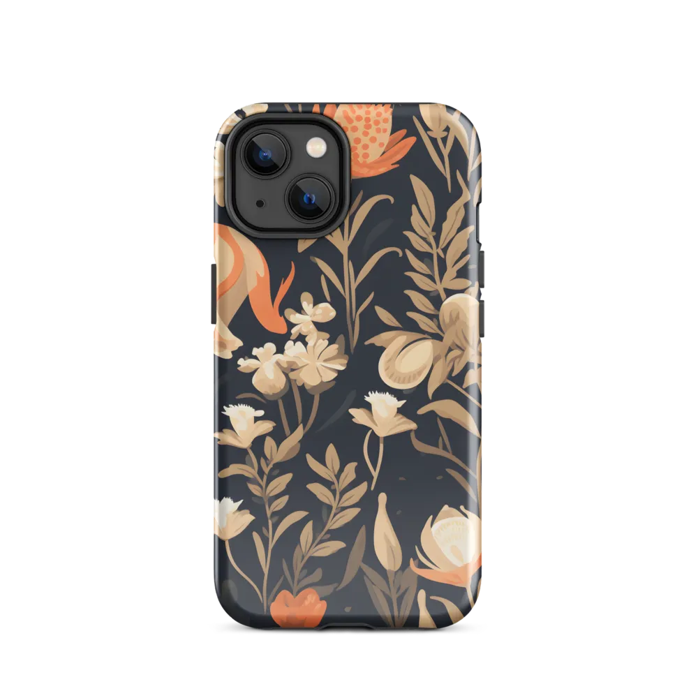 Floral Harmony: A Dance in the Dark