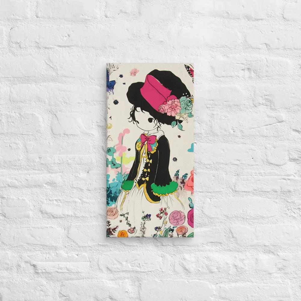 Whimsical Garden Reverie | Canvas | 10″×20″
