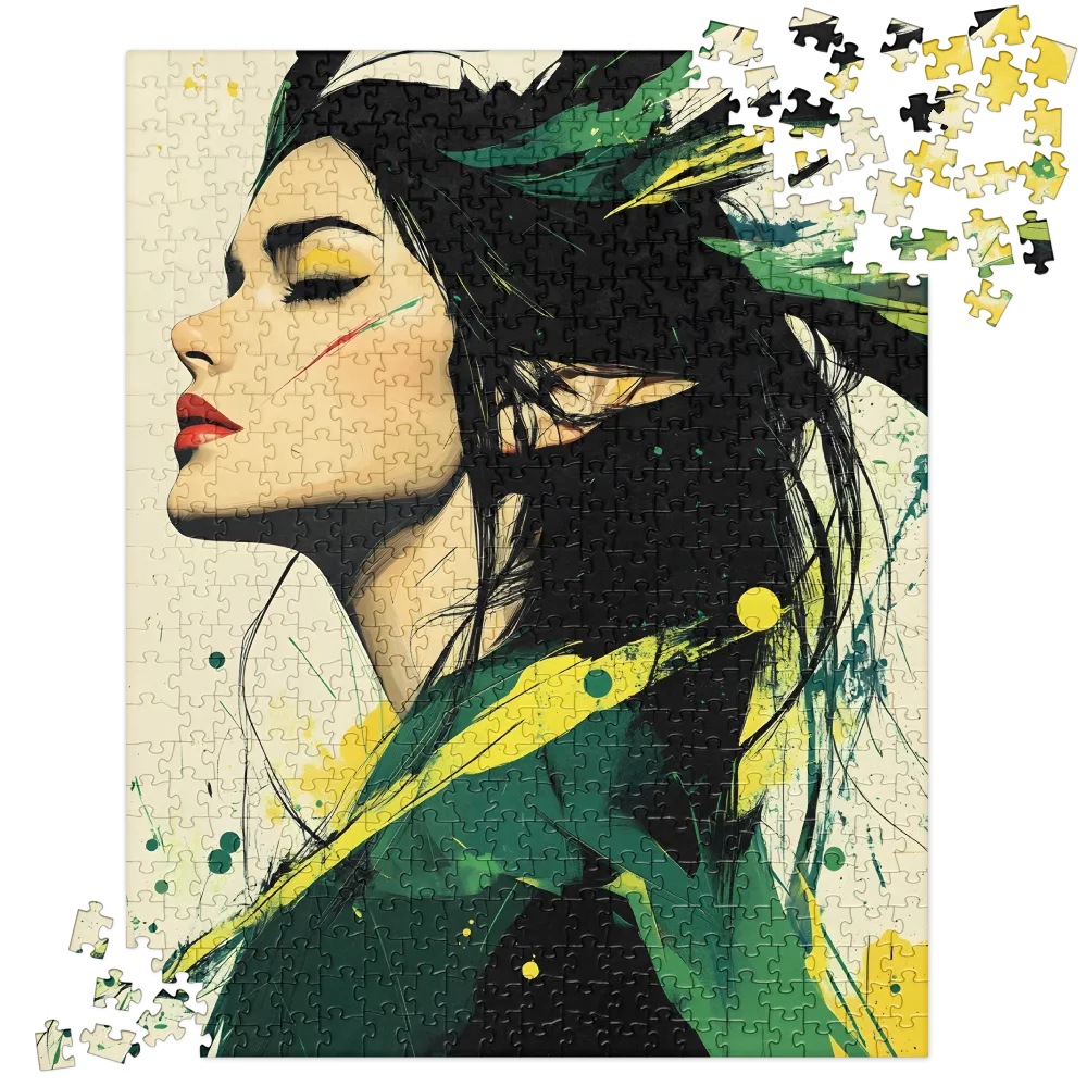 Ethereal Elegance: A Modern Goddess | Jigsaw Puzzle | 520 pieces