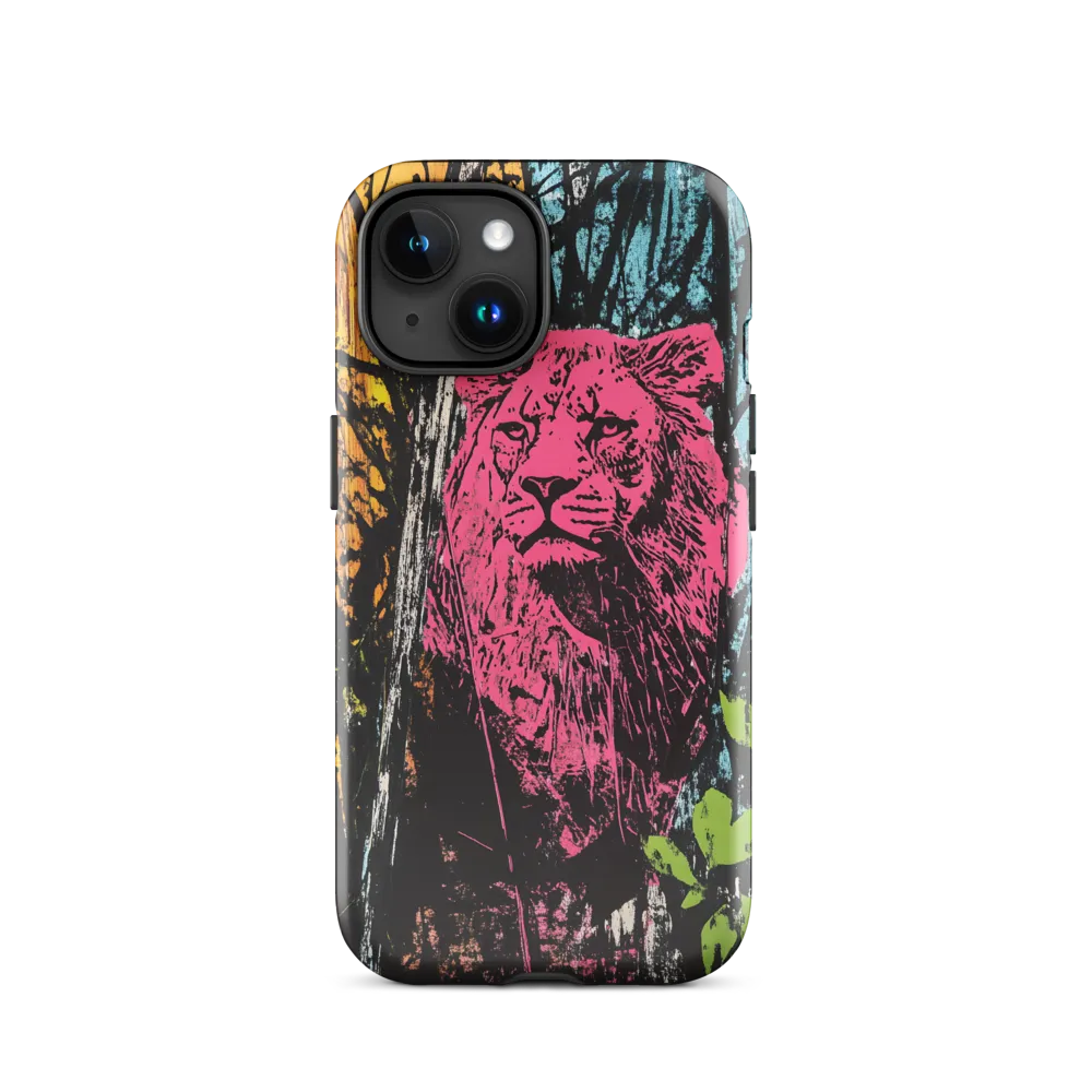Fierce Vibrance: The Pink Lion