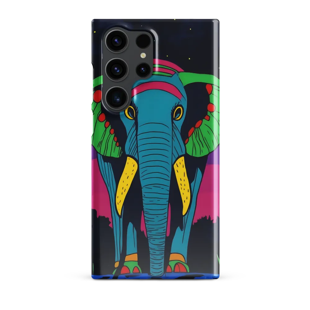 Whimsical Majesty: The Vibrant Elephant