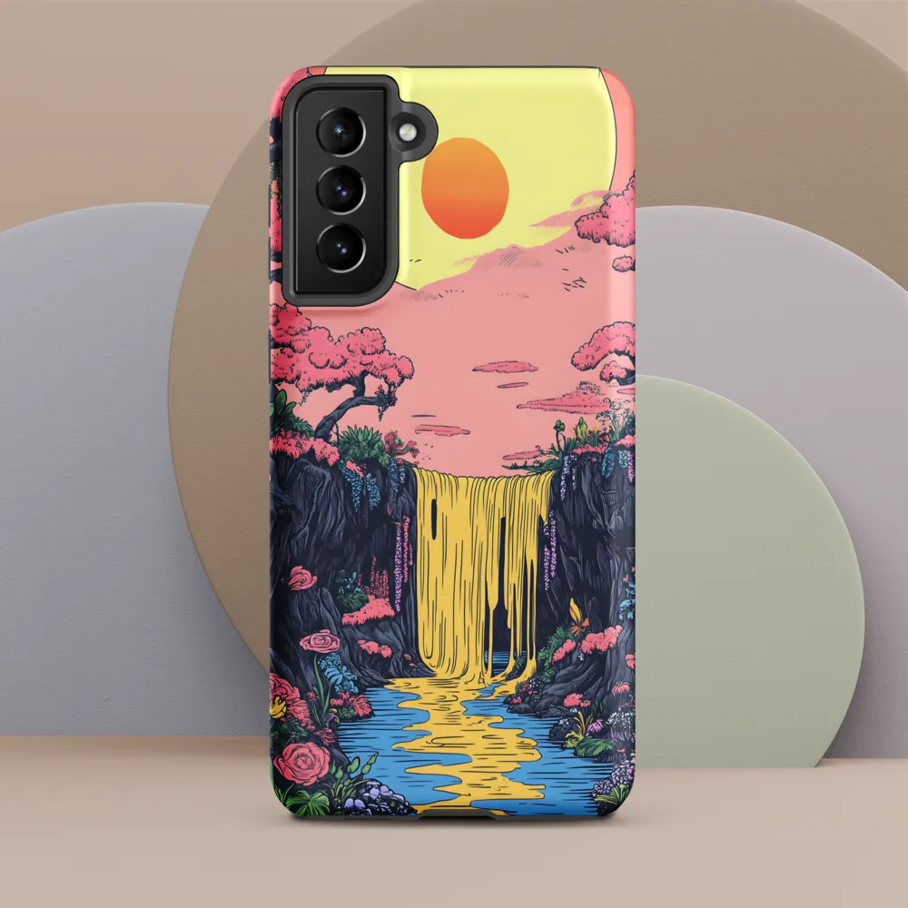 Ethereal Cascade of Blossoms