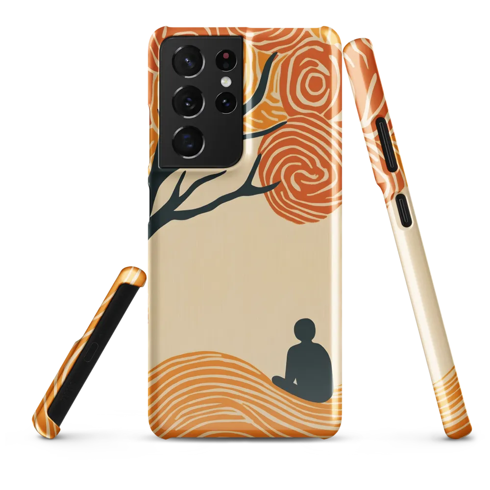 Silent Reflections under Swirling Leaves