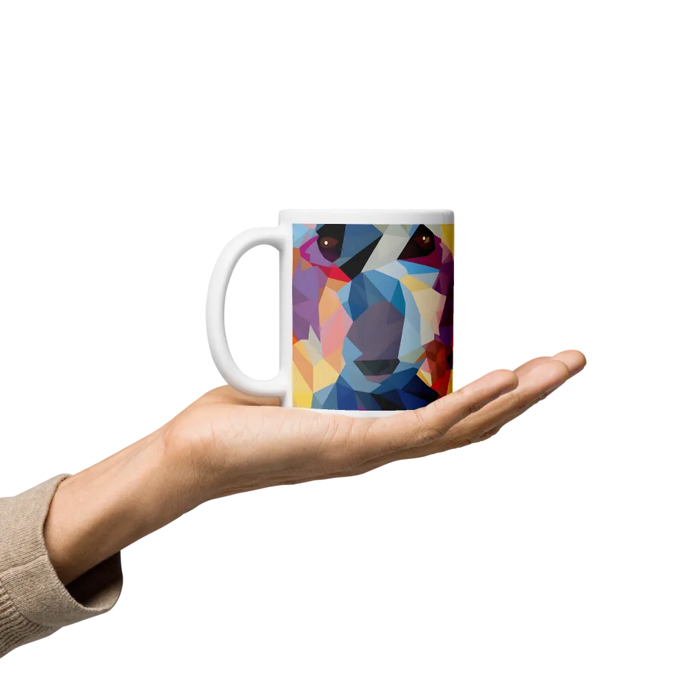 Playful Geometry: The Bear's Face | Mugs | Multiple Sizes & Colors