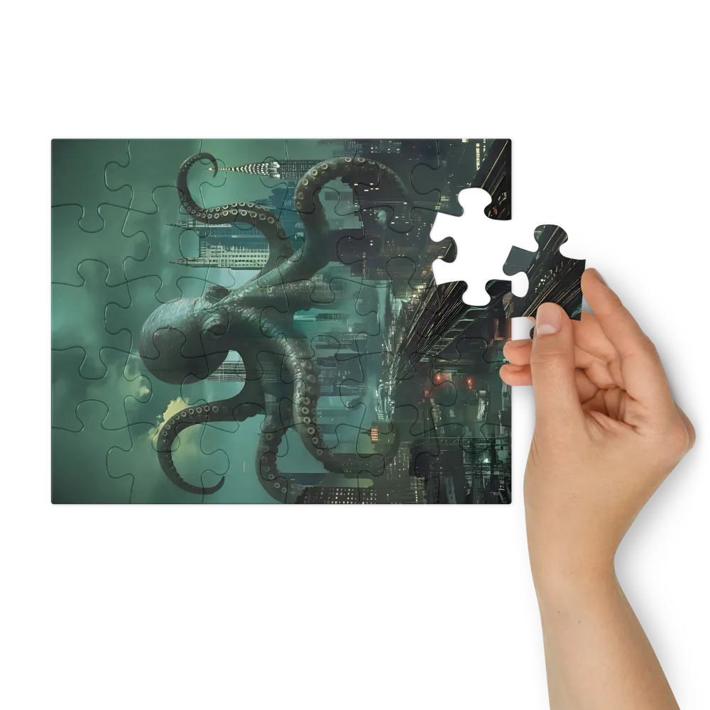 Urban Kraken 
 Jigsaw Puzzle in Tin Box
