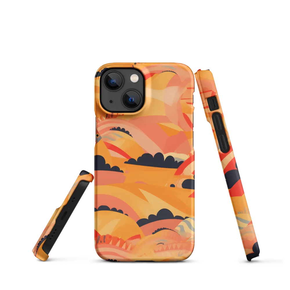 Whispers of the Abstract Horizon | Phone Case |  13 Mini | Snap Case | Matte