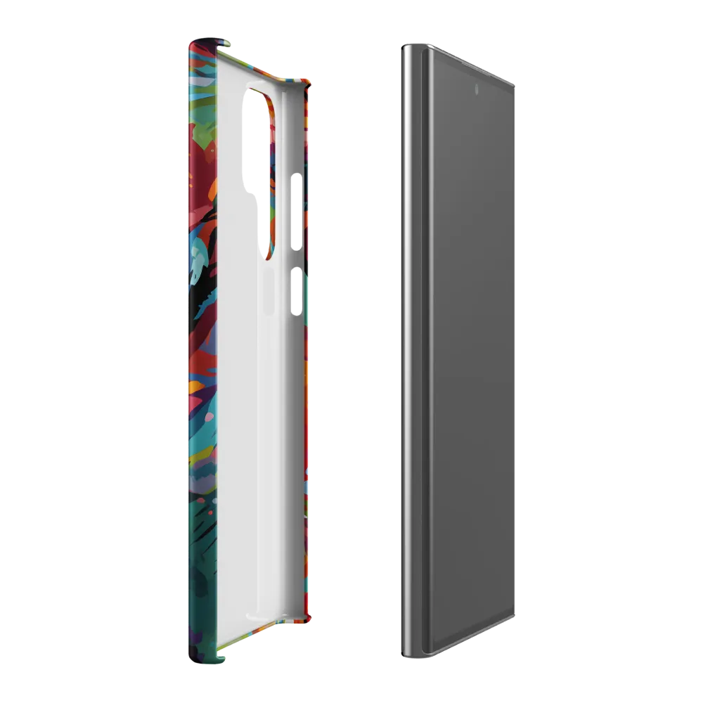 Colorful Lizard: An Abstract Adventure | Phone Case |  S22 Ultra | Snap Case | Matte