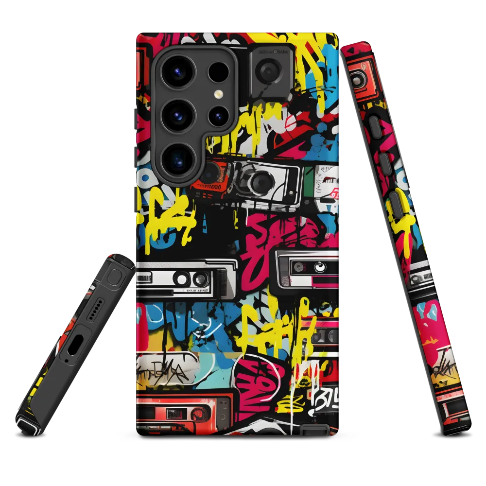 Urban Nostalgia: A Retro Cassette Explosion