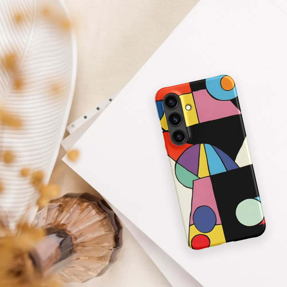 The Play of Shapes | Phone Case |  S24 | Snap Case | Matte