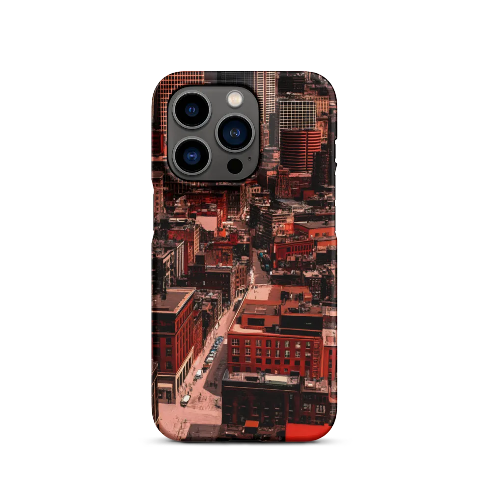 Urban Mosaic: Aerial Perspective | Phone Case |  14 Pro | Snap Case | Matte