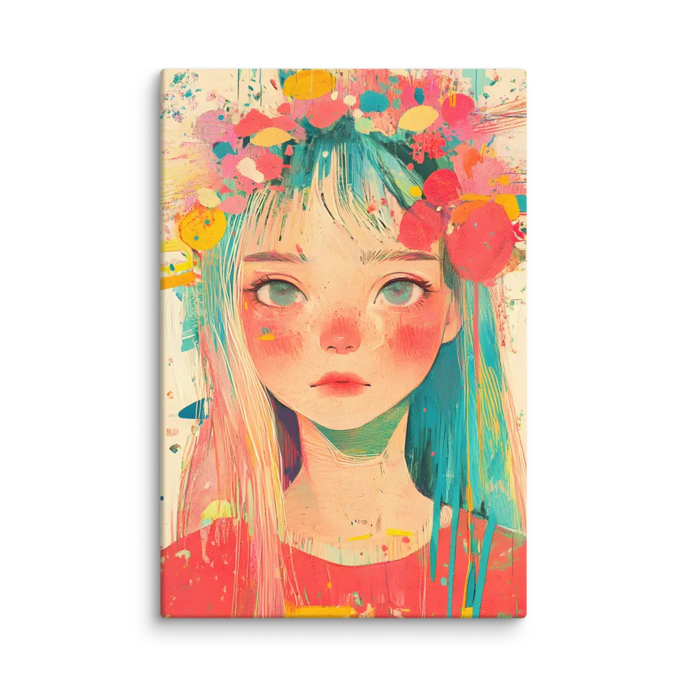 Whimsical Blossom | Canvas | 8″×12″