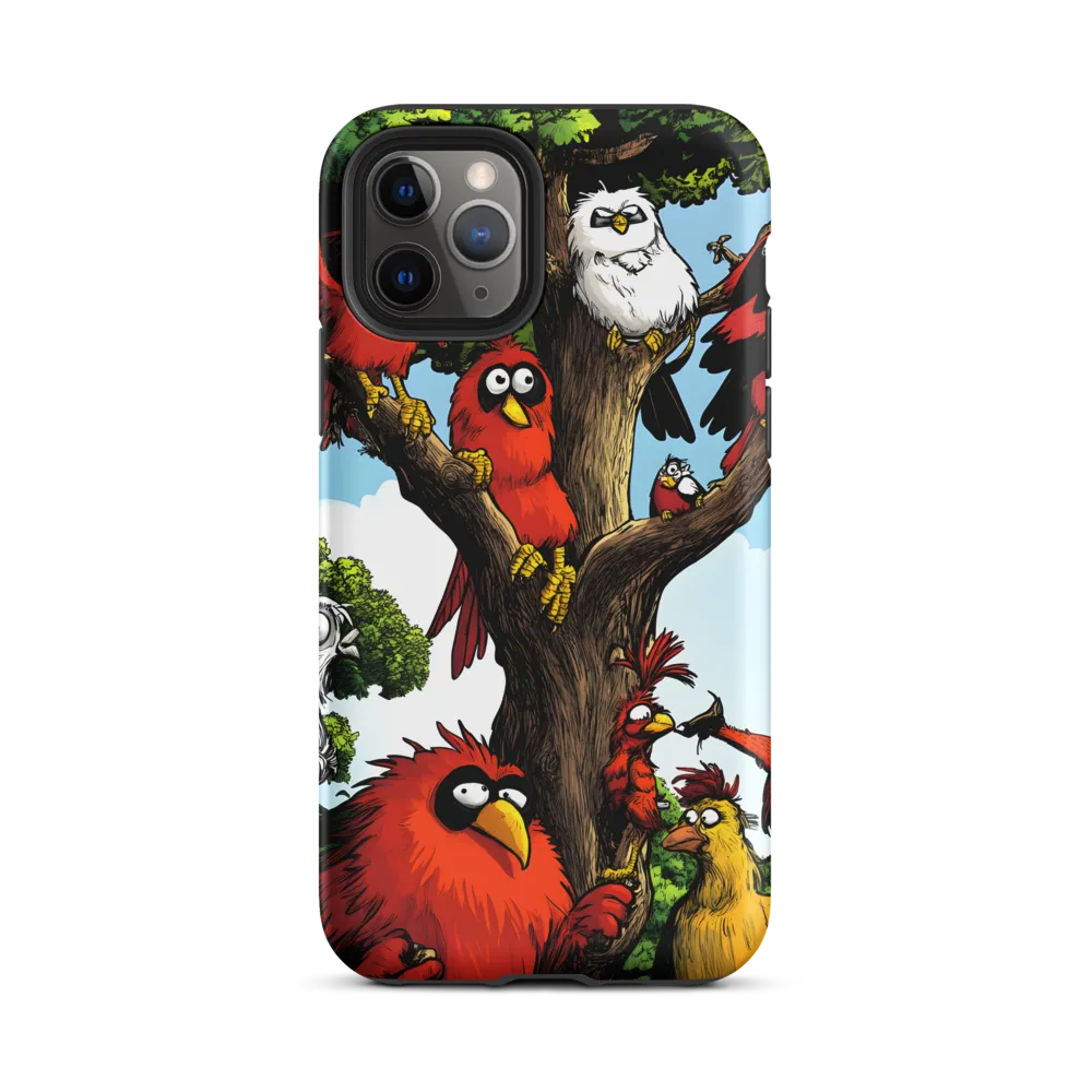 Whimsical Avian Gathering