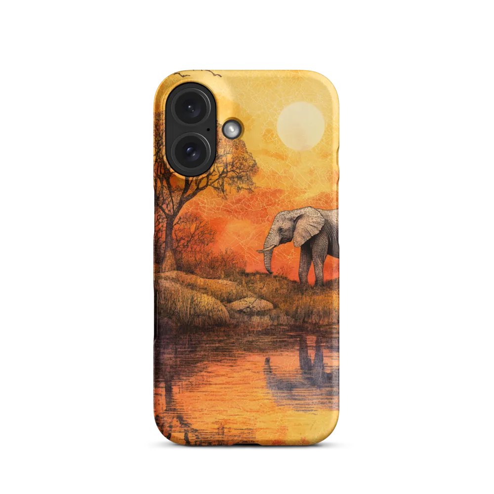 Elephant's Serenity at Dusk