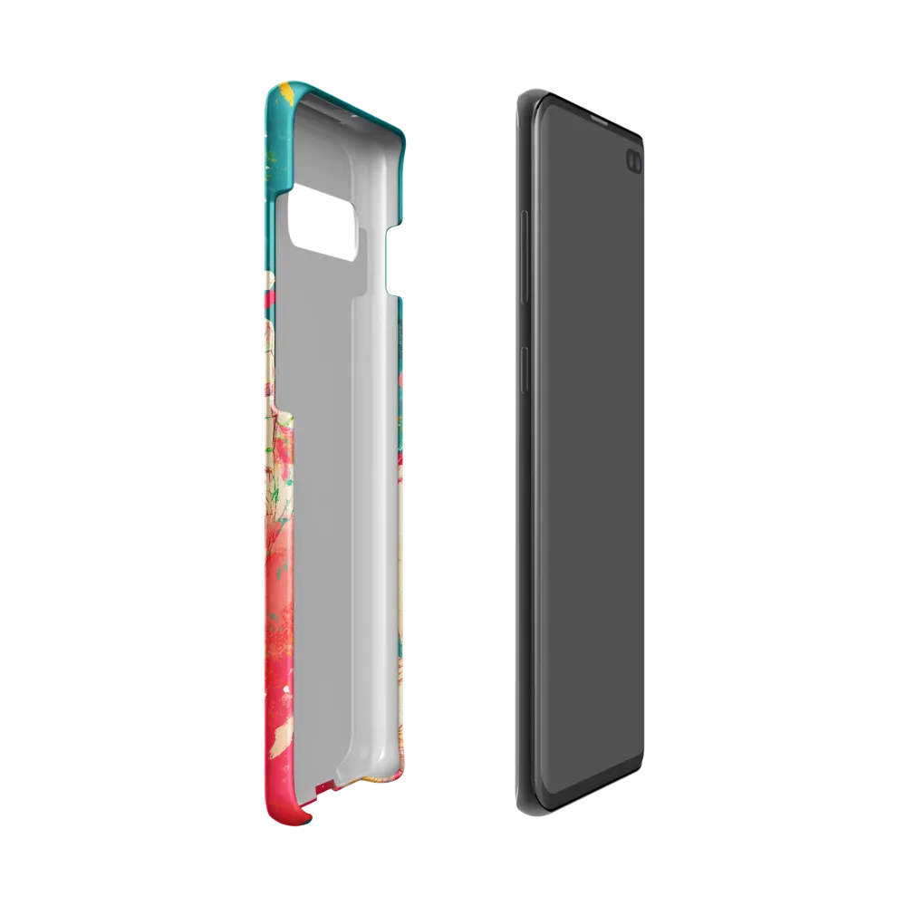 Cosmic Explorer: An Astronaut's Journey | Phone Case |  S10 | Snap Case | Matte