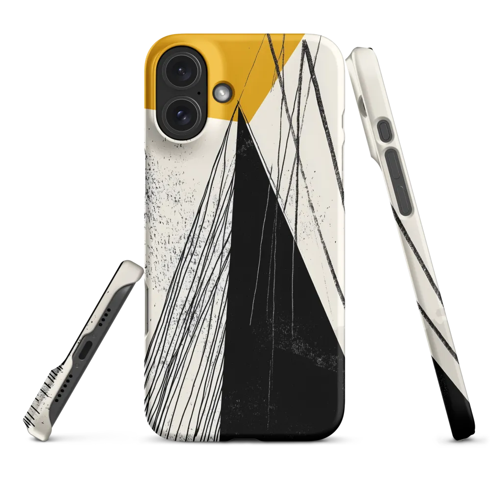 Black Triangle with Linear Strands